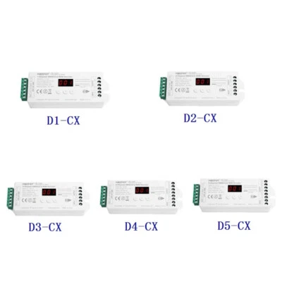 MIBOXER DMX512 RDM Decoder controller dimmer RGB RGBW RGB+CCT fr LED strip light - Image 1 of 4