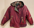 Vintage Andy Johns Puffy Ski Jacket Detachable Hood Iridescent Shimmery Medium
