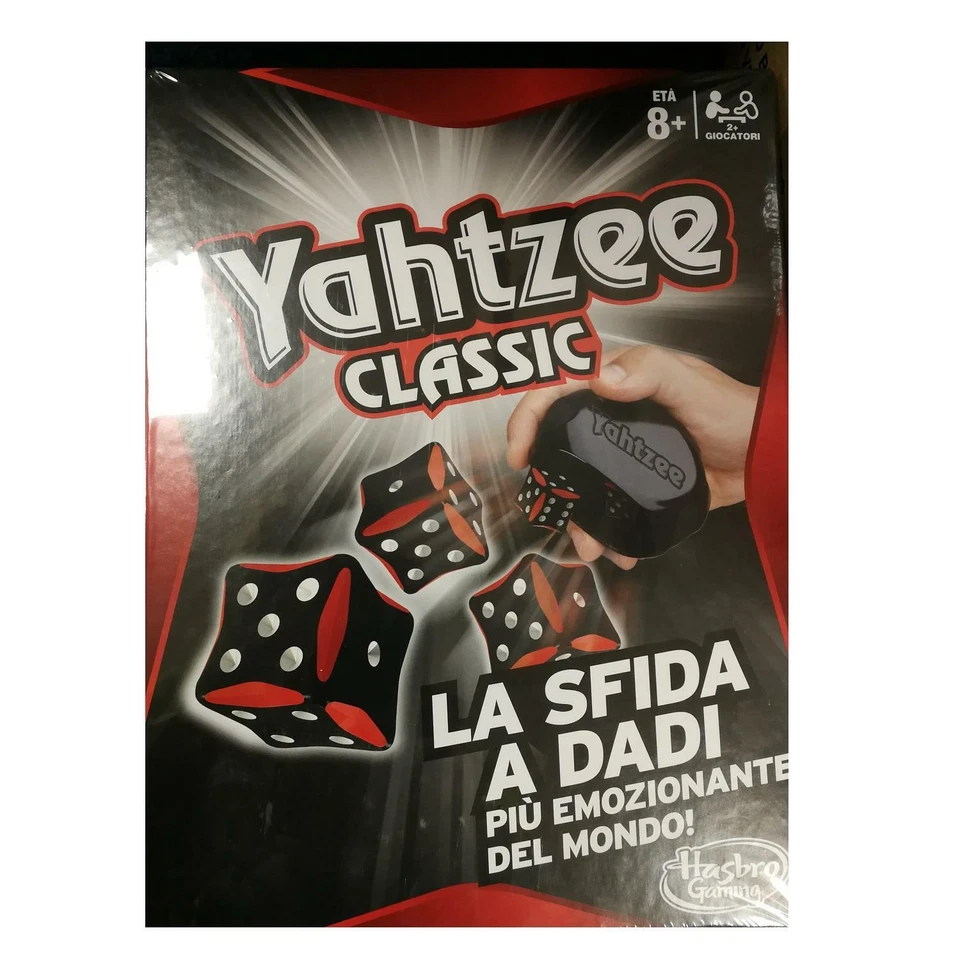 Yahtzee Classic Family Dice Board Game - Italian Language Version - Image 1 of 1