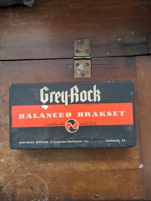 NOS GREY-ROCK BRAKE LINING #BBC653D 1930-1940'S ERA CHEV OLDS PONTIAC - Imagem 1 de 4