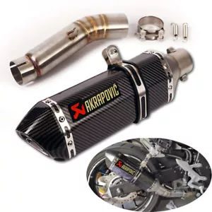 For Honda CBR500R CB500X CB500F 2013-2019 Exhaust Link Pipe 51mm Muffler Escape - Picture 1 of 12