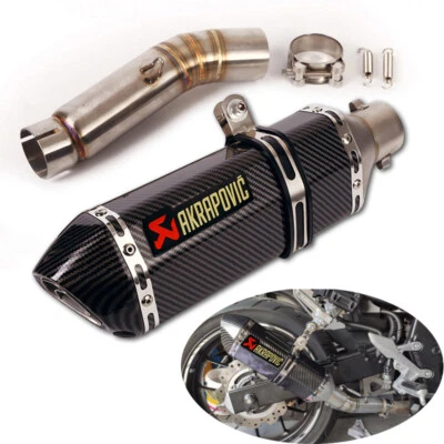 For Honda CBR500R CB500X CB500F 2013-2019 Exhaust Link Pipe 51mm Muffler Escape - image 1 of 4