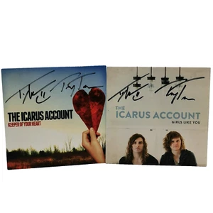 CD lot - The Icarus Account - Keeper of Your Heart & Girls Like You - Signed - Picture 1 of 3