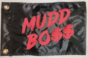 Maßgefertigte MUDD BO$$ Sicherheitsflagge ATV UTV JEEP SxS passend für beleuchtete & reg Peitschen - Bild 1 von 5