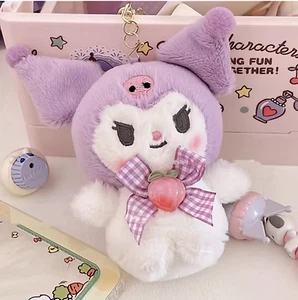 sanrio Kuromi plush keychain backpack purse bag toy accesary christmas gift - Picture 1 of 1