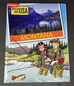Highlights Which Way USA Montana (Magazine Only - no map) Unused - Picture 1 of 3