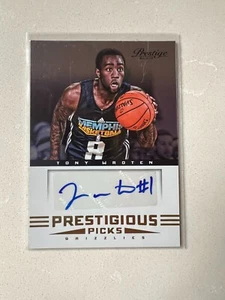 2012-13 Prestige Tony Wroten Prestigious Picks novato firma #69 automático radiocontrol - Imagen 1 de 2