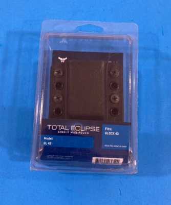 BLADE TECH TOTAL ECLIPSE BOLSA CARREGADOR MAG ÚNICA GLOCK 43 IWB OWB AMBIDESTROUS - Imagem 1 de 4