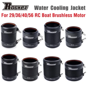 Rocket Aluminum 29 40 56 Water Cooling Jacket Cover for RC Boat Brushless Motor - Picture 1 of 20