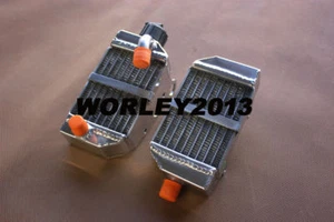 Aluminum radiators for KTM 50 SX SXS MINI 50cc 49cc 2012-2023 13 14 15 16 17 18 - Imagen 1 de 6