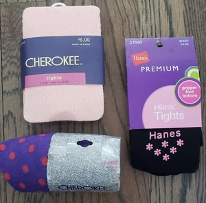 Medias para niñas pequeñas talla 12-24, 18-24 meses 4 pares totales - Imagen 1 de 4