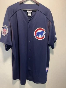 Chicago Cubs MLB Majestic Authentic National League Patch Trikot Gr. 2XL - Bild 1 von 10