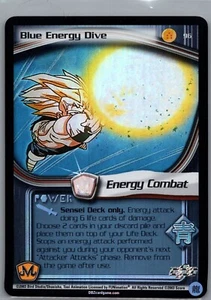 1x DBZ CCG BLUE ENERGY DIVE 96 HOLO FOIL RARE BABIDI SAGA DRAGON BALL Z LIMITED - Picture 1 of 1