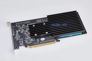 Carte PCIe 4x4 silencieuse Sonnet Fusion SSD NVMe M.2 Mac Pro 4,1 5,1 7,1 - Photo 1/3