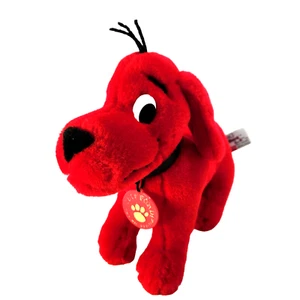 Clifford The Big Red Dog Plush Stuffed 2002 Scholastic *Wear Neck Tag READ!* - Picture 1 of 12