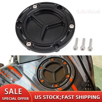 Gas Fuel Tank Filler Cap Cover For KAWASAKI Z125 Z250/SL Z300 NINJA 250/R EX300 - Image 1 of 4