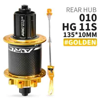 Bujes de fibra de carbono para bicicleta de montaña 4 rodamientos 6 trinquetes 114 clics 8 9 10 11 12 velocidades  Foto 1 de 4