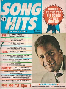 Song Hits Magazin November 1970 Songtexte Charlie Pride auf Cover - Bild 1 von 1