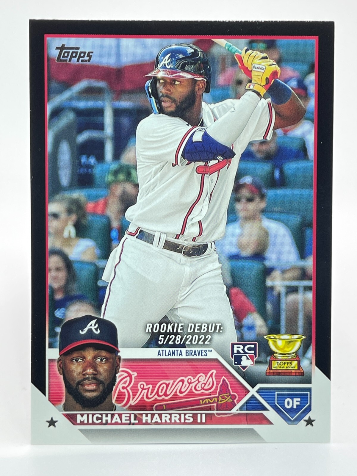 2023 Topps Update MICHAEL HARRIS II Braves rc #US225 Rookie Black Border 33/72