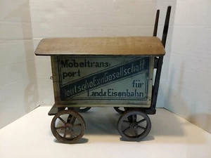 Modelo antiguo vagón transportador de muebles Deutsche Exn cambio social ferrocarril - CG - Imagen 1 de 12