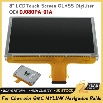 REPLACEMENT Radio Touch-Screen GLASS Digitizer For 2015-18 Chevrolet GMC MYLINK - Image 1 of 4
