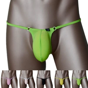 Comfortable Low rise G string Thong Panties Men's Stylish Underwear Briefs - Picture 1 of 24