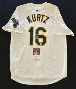 Nick Kurtz Signed Authentic Replica Jersey Autographed Auto Athletics JSA COA - Picture 1 of 5