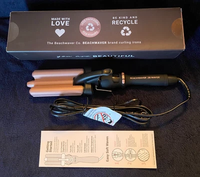 Beachwaver 3B Waver Triple Barrel Curling Iron Midnight Rose - Image 1 of 4