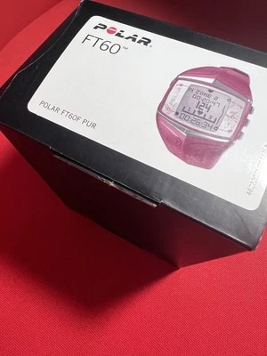 Polar FT60F Cycling Computer Black watch Heart Rate Monitor Purple - Image 1 of 4