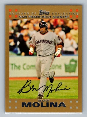 2007 Topps Gold /2007 Bengie Molina #342 - Image 1 of 2