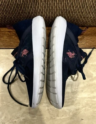US Polo Assn. Zapatillas de tenis para mujer azules y rosas talla 6 Foto 1 de 4
