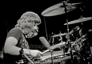 John Bonham Drummer of Led Zeppelin Live on Stage in Concert Photo Print Poster - Picture 1 of 1