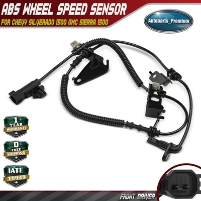 Front Left ABS Wheel Speed Sensor for Chevy Silverado 1500 GMC Sierra 1500 2019 - Image 1 of 4