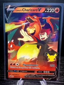 Lance's Charizard V SWSH133 Sword & Shield Black Star Promo Pokemon TCG Card NM - Picture 1 of 2
