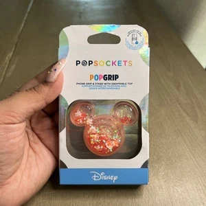 PopSockets PopGrip Cell Phone Grip & Stand - Earidescent Daisy Charm Mickey - Picture 1 of 8