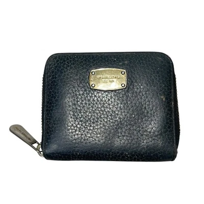 Michael Kors Zip Around Wallet Coin Purse Modern Minimal Chic Classic Timeless - Image 1 of 4