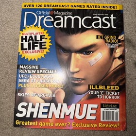 Official Sega Dreamcast Magazine - Issue 8 November 2000 Shenmue Cover