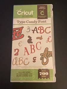 Cricut Art Cartridge ~ TYPE CANDY FONT ~ 2001253 ~ gebraucht - Bild 1 von 3