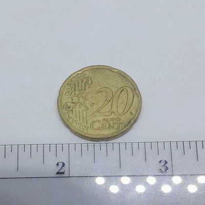 2002 Germany 20 Euro Cents J German Coin Brandenburg Gate - Image 1 of 3