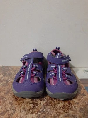 Sandalia de Senderismo Merrell Hydro H2O ML165933 Niñas Púrpura Rosa Gancho y Lazo Talla 6M Foto 1 de 4