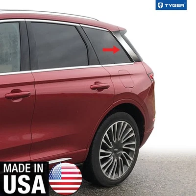 TYGER for 2020-2021 Lincoln Corsair 2PC Stainless Steel Chrome Rear Sail Trim Foto 1 de 4
