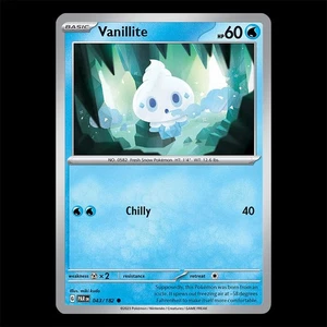Tarjeta Pokémon Paradox Rift - Vanillite 043/182 - TCG - Imagen 1 de 1