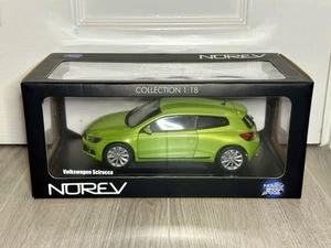 1:18 Scale Norev Volkswagen Scirocco Green Boxed - Picture 1 of 8