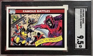 🔥 1990 Marvel IMPEL ~ X-MEN vs MAGNETO SGC 9.5 ~ MINT BEAUTIFUL CASE ~ L👀K - Bild 1 von 9