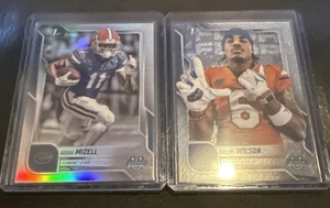 2025 Bowman University Chrome #181 Dallas Wilson Shimmer Aidan Mizell Refractor - Picture 1 of 5