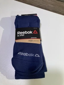 Reebok All Sport Men Socks Blue Moisture Wicking  Size Large - Picture 1 of 3