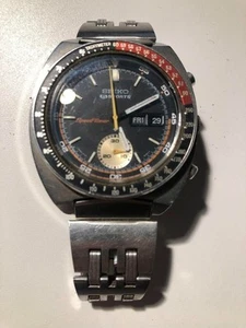 Orologio SEIKO 5 Sport Speed Timer 6139 6032 Vintage Anni 70 41mm Da... - Foto 1 di 6