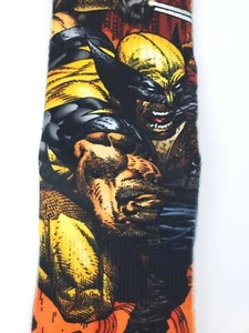 Bioword X-Men Marvel Wolverine Comics Crew Socks Size 10-13 (Shoe Size 8-12) - Picture 1 of 6