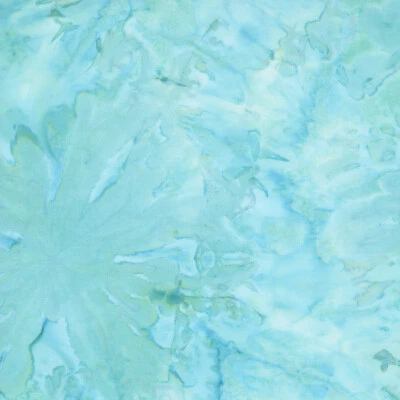 MAMBO BATIKS 4368 36  Aqua Blue MODA BATIKS Quilt Fabric - Image 1 of 4