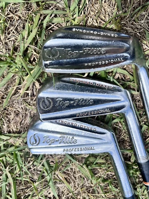 Spalding Top Flite Registered Pro Synchro-Dyned 3-4-9-Iron Medium Flex Steel  RH - Image 1 of 4